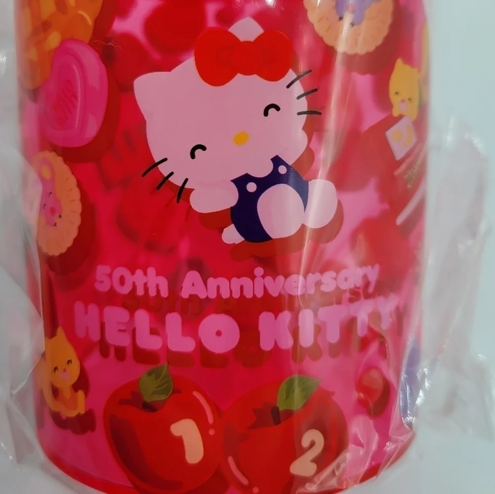 Sanrio Hello Kitty 50th Anniversary Accessory Container with lid